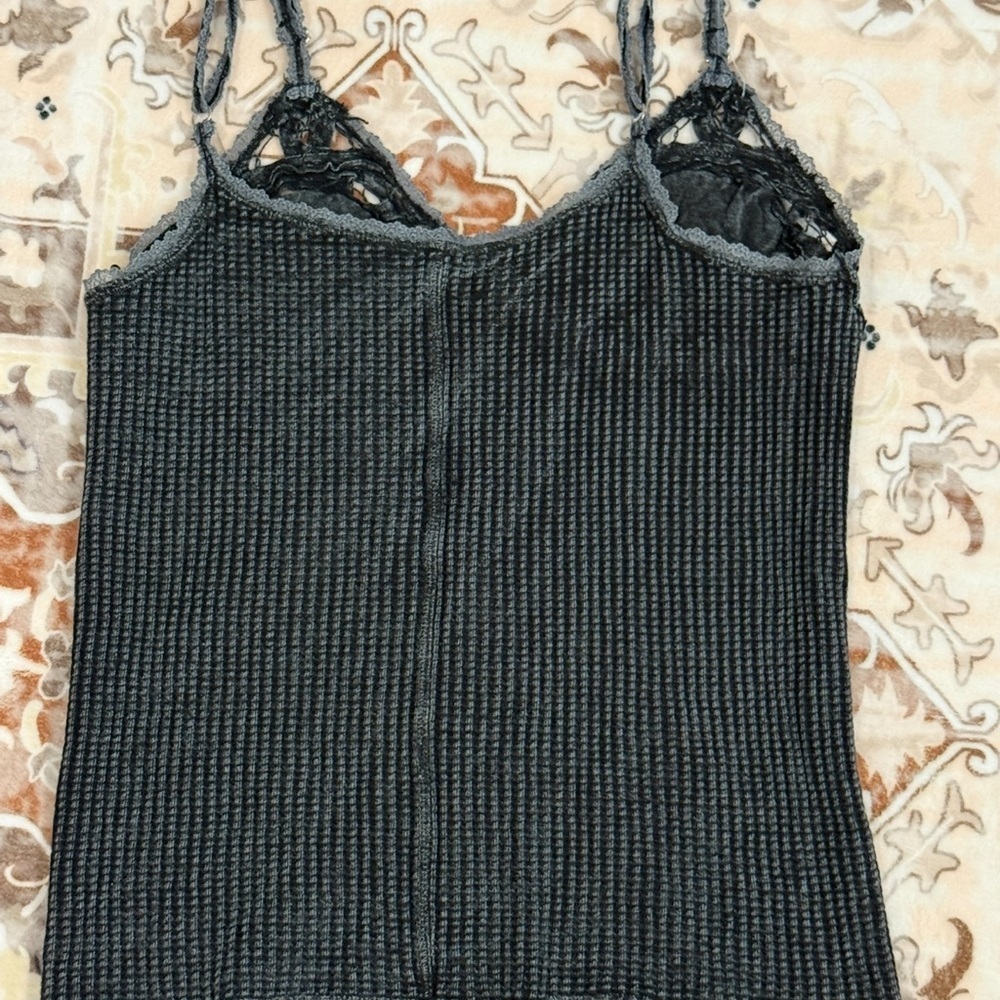 Free People One Knit Cami in Tarmac - Picture 5 of 11
